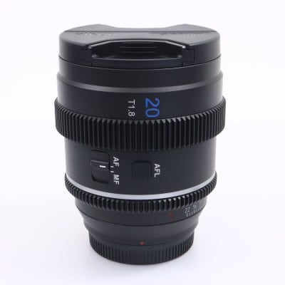 オートフォーカスアナモルフィックレンズ T1.8 S35 20mm E/ナチュラル 20AF133X-EN-JP