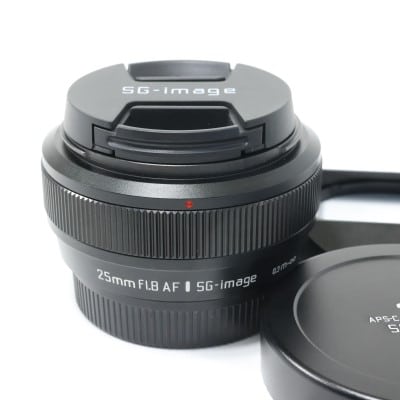 SG-image AF 25mm F1.8 富士フイルムX APS-C ブラック