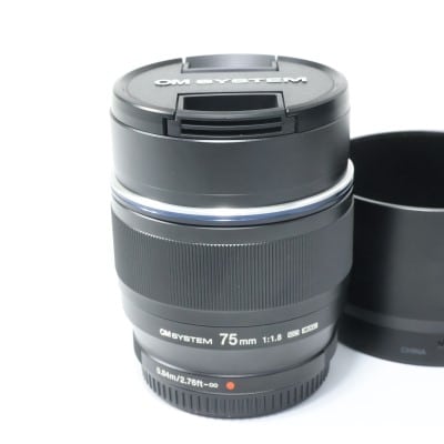 OM SYSTEM M.ZUIKO DIGITAL ED 75mm F1.8 ブラック
