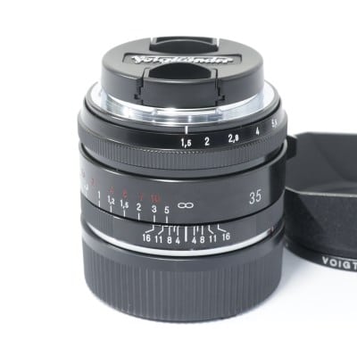 NOKTON Vintage Line 35mm F1.5 Aspherical Type II VM ブラックペイント