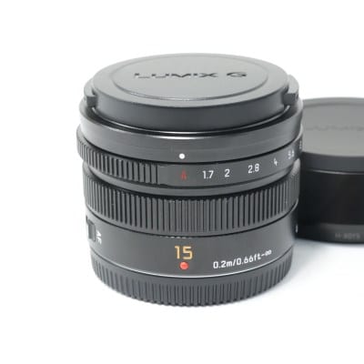 LEICA DG SUMMILUX 15mm/F1.7 ASPH. ブラック H-X015-K