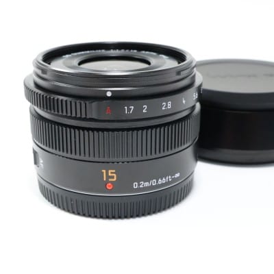 LEICA DG SUMMILUX 15mm/F1.7 ASPH. ブラック H-X015-K