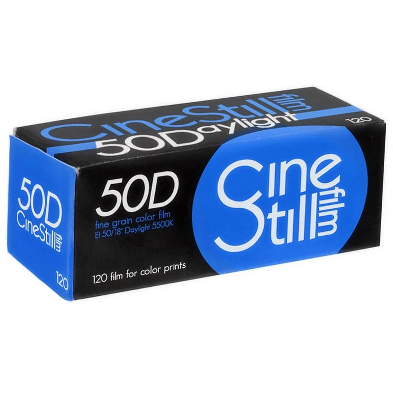 Cinestill 50D 120 デイライトファイングレインカラーフィルム（ISO 50）