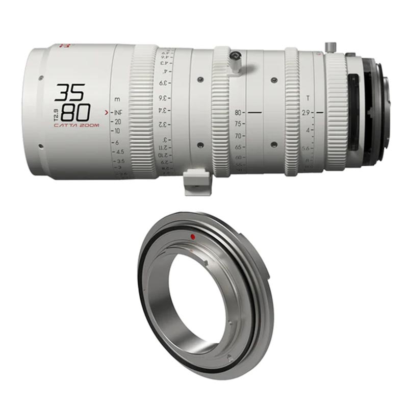 DZO-FF3580E-X [Catta Zoom 35-80mm T2.9 Eマウント(ホワイト) 交換用Xマウント同梱モデル]