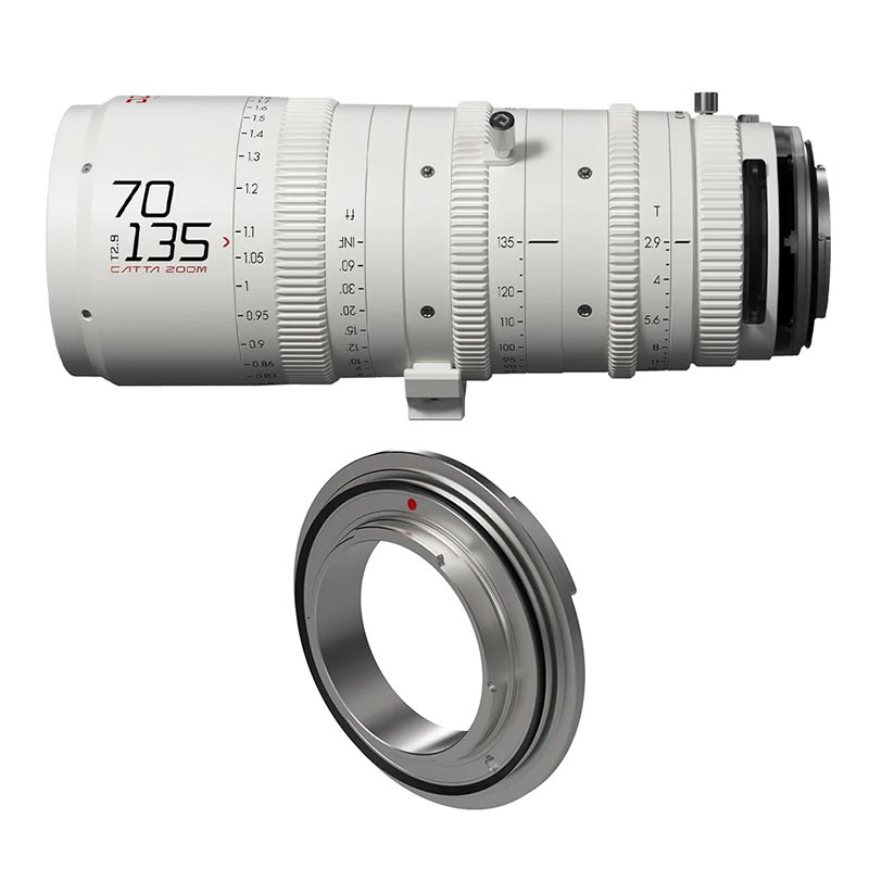 DZO-FF70135E-X [Catta Zoom 70-135mm T2.9 Eマウント(ホワイト) 交換用Xマウント同梱モデル]