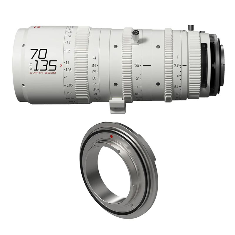 Catta Zoom 70-135mm T2.9 Eマウント ホワイト 交換用Xマウント同梱モデル DZO-FF70135E-X
