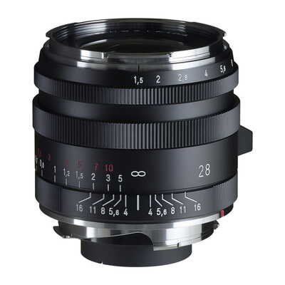 NOKTON Vintage Line 28mm F1.5 Aspherical Type I VM マットブラックペイント