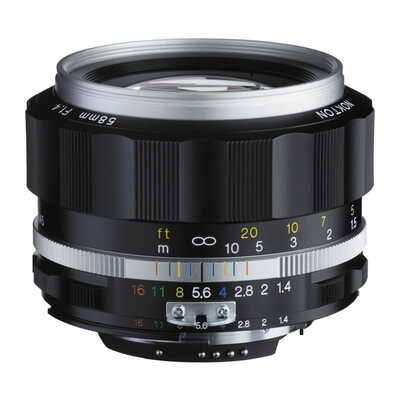 NOKTON 58mm F1.4 SL IIs シルバーリム