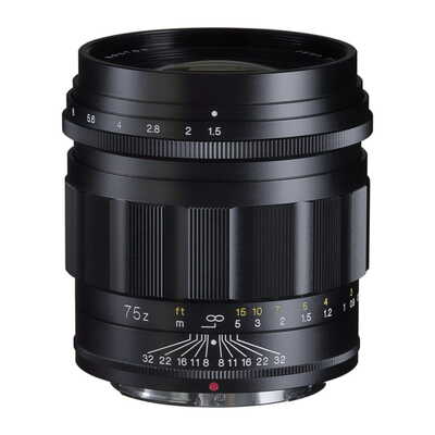 NOKTON 75mm F1.5 Aspherical Z-mount（2024年5月発売予定）