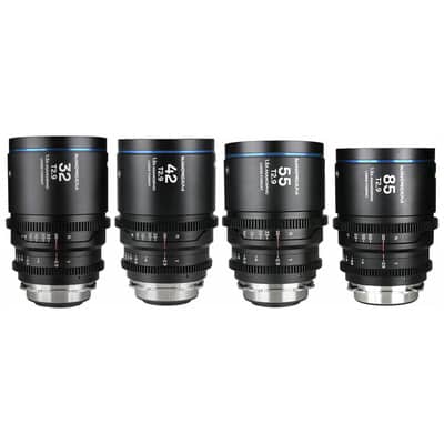 Nanomorph LF Prime 4-Lens Bundle (32mm/42mm/55mm/85mm) Blue  LAO0709