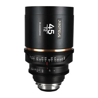 Proteus 2×Anamorphic 45mm T2 Amber Arri PL/Canon EF