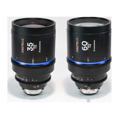 Proteus 2×Anamorphic 2Lens Bundle (35mm/60mm) Blue Arri PL/Canon EF
