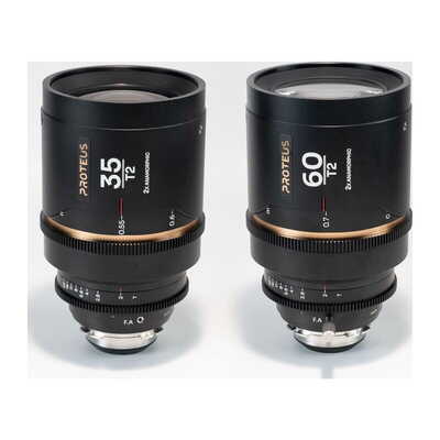 Proteus 2×Anamorphic 2Lens Bundle (35mm/60mm) Amber Arri PL/Canon EF