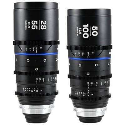 Nanomorph Zoom 1.5X S35 2Lens Bundle (28-55mm & 50-100mm) Blue LAO0495