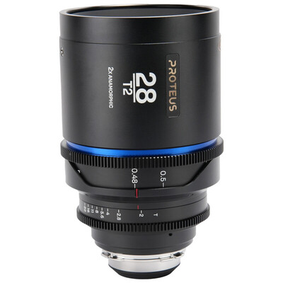 Proteus 2X Anamorphic 28mm T2 Blue (Feet) ArriPL/キヤノンEF LAO0621