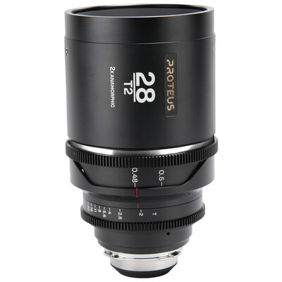 Proteus 2X Anamorphic 28mm T2 Silver (Feet) ArriPL/キヤノンEF LAO0623
