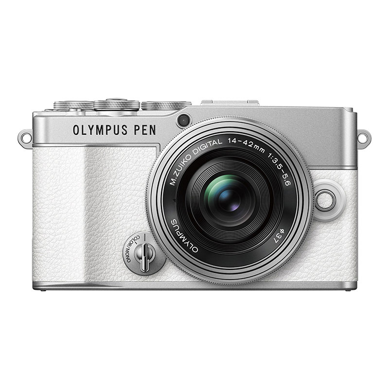 ミラーレス一眼カメラ OLYMPUS PEN E-P7 14-42mm EZ レンズキット ホワイト