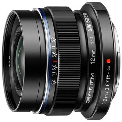 OM SYSTEM M.ZUIKO DIGITAL ED 12mm F2.0 ブラック