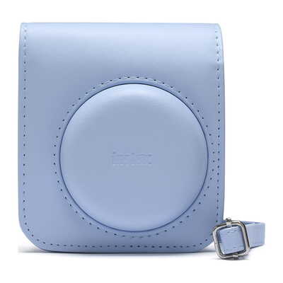 instax mini 12用 カメラケース パステルプルー