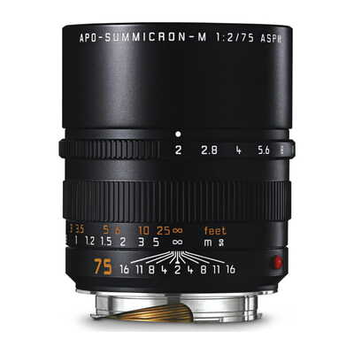 ライカ アポ・ズミクロンM f2/75mm ASPH. ブラック 11637C