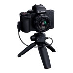 LUMIX ルミックス 一眼カメラ DC-G100V 標準ズームレンズキット（12-32mm F3.5-5.6レンズ・トライポッドグリップ付属） -K（ブラック）