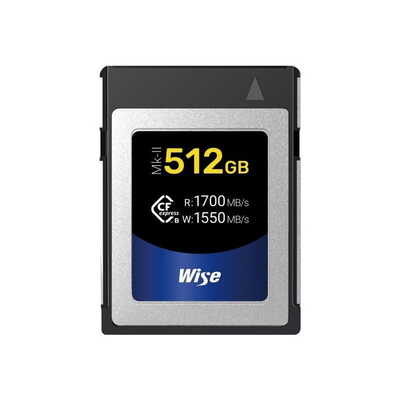 Wise CFexpress Type B カード CFX-Bシリーズ 512GB MK-II AMU-CFX-B512M2