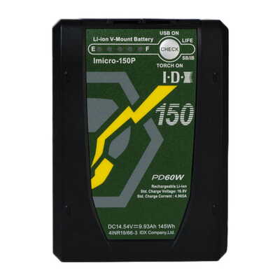 Imicro-150P Vマウントマイクロタイプリチウムイオンバッテリー