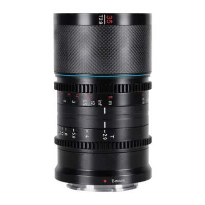 35㎜ T2.9 1.6X カーボンファイバーフルサイズアナモルフィックレンズ ナチュラルフレア RFマウント Saturn R35N