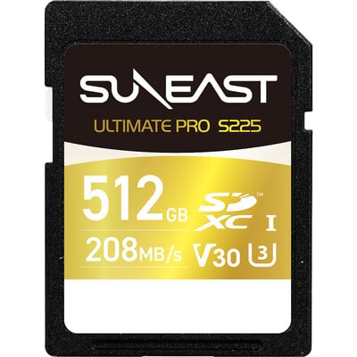 ULTIMATE PRO S225 GOLDシリーズ SDXCカード 512GB UHS-I V30 SE-FS1512G23W1F