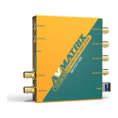 SD1151-12G リクロック搭載 12G-SDI 5分配器