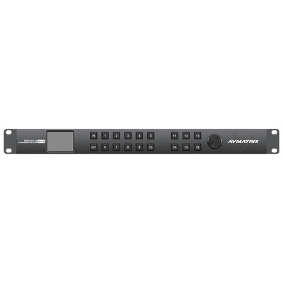 MSS1611-S 1Uラックマウント対応 16x16 3G-SDIシームレスマトリックススイッチャー