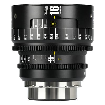 7Artisans INFINITE 16mm T2.5 PLマウント 7A-IN16T25-L-B