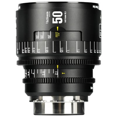 7Artisans INFINITE 50mm T2.1 PLマウント 7A-IN50T21-L-B
