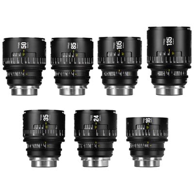 7Artisans INFINITE 16-135mm 7本セット T2.1-T2.5 PLマウント 7A-IN7SET-L-B