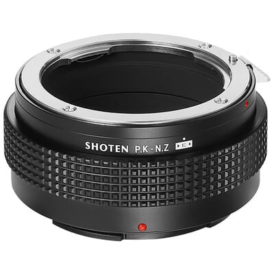 SHOTEN マウントアダプター PK-NZ E (ペンタックスKマウントレンズ → ニコンZマウント変換) EXIF/フォーカスエイド対応