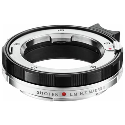 SHOTEN マウントアダプター LM-NZ M II B (ライカMレンズ → ニコンZマウント) ヘリコイド付き ブラック LM-NZ-M-II-B