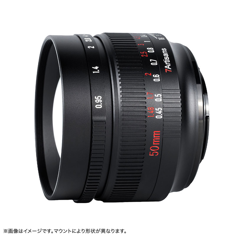 七工匠 7Artisans 50mm F0.95 マイクロフォーサーズ ブラック