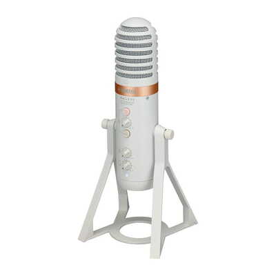 AG01 White ライブストリーミングUSBマイクロフォン
