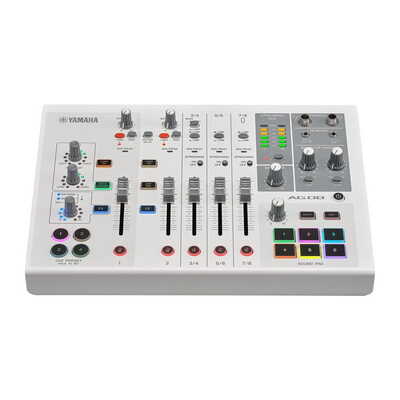 AG08 White 8チャンネルライブストリーミングミキサー