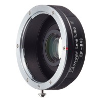 フォーカルレデューサーアダプター Lens Turbo II EF-m43 (キヤノンEFマウントレンズ → マイクロフォーサーズマウント)