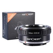 KF-NFEM (ニコンFマウントレンズ→キャノンEF-Mマウント変換) マウントアダプター
