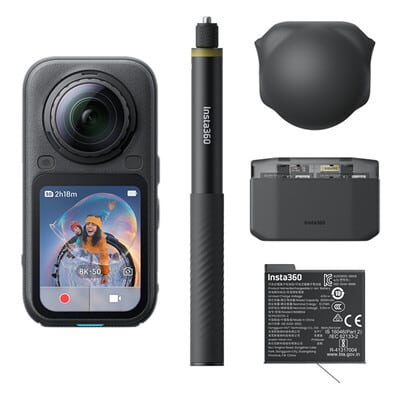 Insta360 X6 エッセンシャルキット ミッドナイトブラック CINSABXA-X603