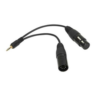 DMXアダプターケーブル 3.5mmコネクタ付き CB-DMX-3.5C-1/2