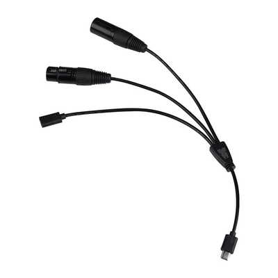 USB-C to DMX ケーブルスプリッター CB-DMX-USBC-1/3
