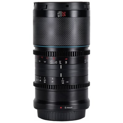 カーボンファイバーアナモルフィックレンズ 1.6x Full Frame 35mm X/ブルー Saturn X35B-JP