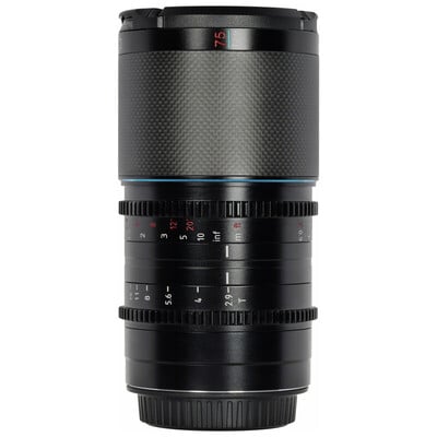 カーボンファイバーアナモルフィックレンズ 1.6x Full Frame 75mm X/ブルー Saturn X75B-JP