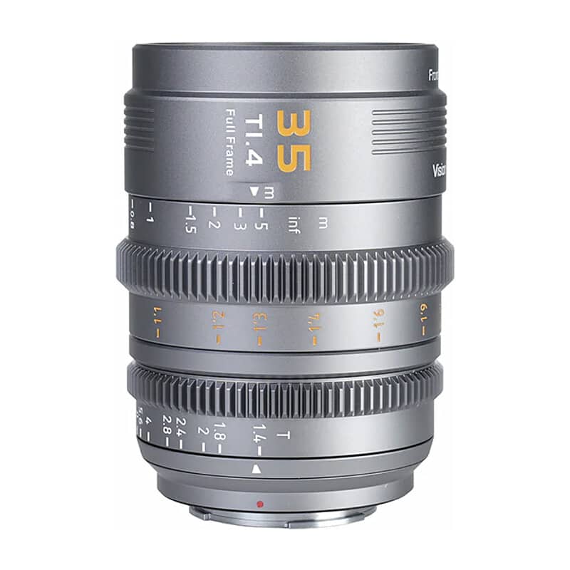 マウント交換式シネマレンズ T1.4 Full Frame 35mm E/グレー(L/RF/Z交換マウントアダプター付) VP-1-35G-JP