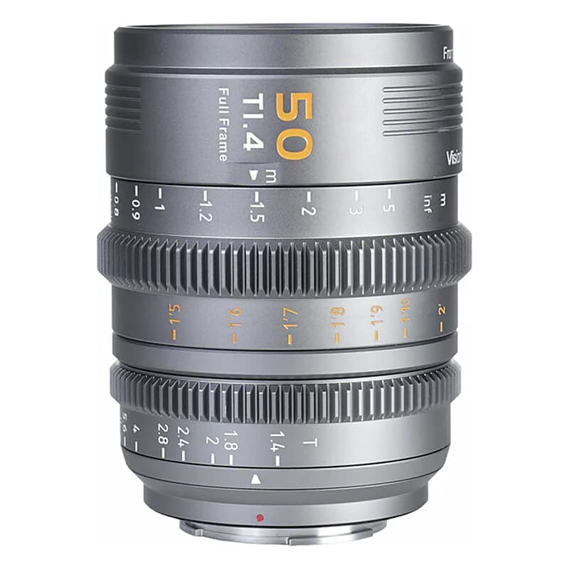 マウント交換式シネマレンズ T1.4 Full Frame 50mm E/グレー(L/RF/Z交換マウントアダプター付) VP-1-50G-JP