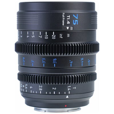 マウント交換式シネマレンズ Vision Prime T1.6 Full Frame 75mm E/ブラック(L/RF/Z交換マウントアダプター付) VP-1-75B-JP0
