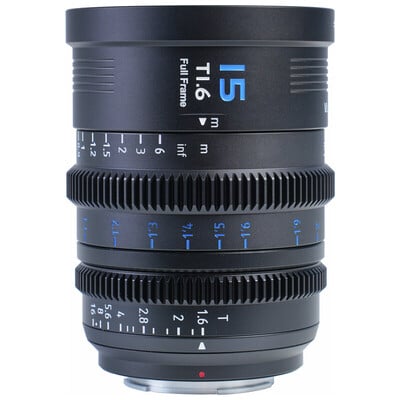 マウント交換式シネマレンズ Vision Prime T1.4 Full Frame 15mm E/ブラック(L/RF/Z交換マウントアダプター付) VP-1-15B-JP